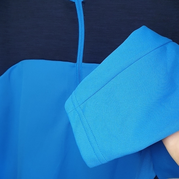 ADIDAS GOLF Pullover 1/2 Zip Hoodie Blue Men's Size M‎ - Picture 5 of 11